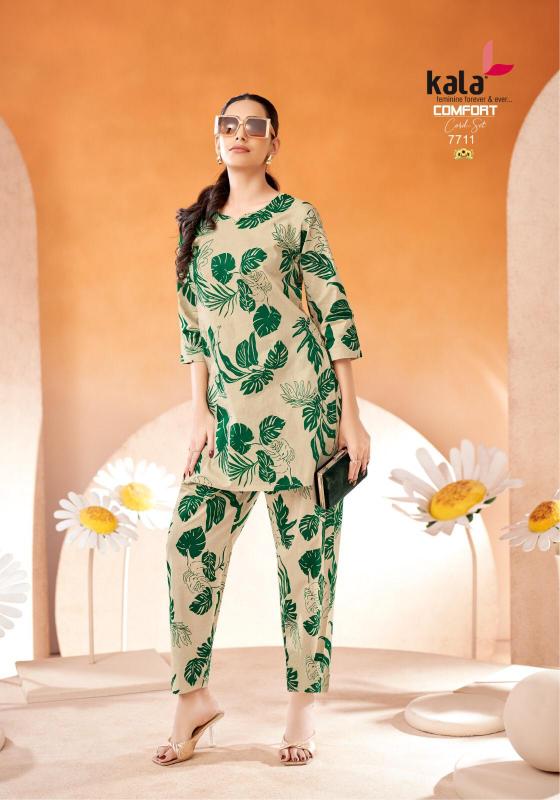 Kala comfort vol-2 - cord set cotton printed kurti manufacturer