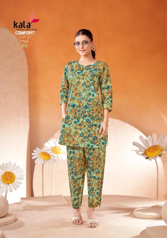 Kala comfort vol-2 - cord set cotton printed kurti manufacturer
