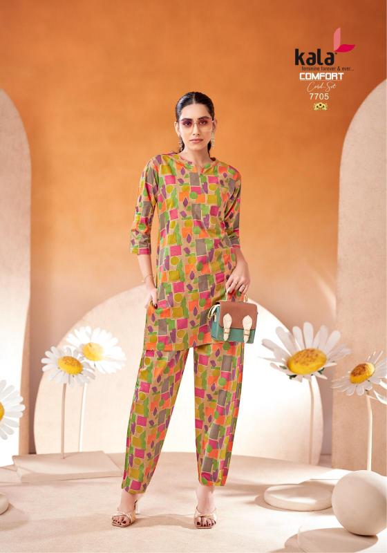 Kala comfort vol-2 - cord set cotton printed kurti manufacturer