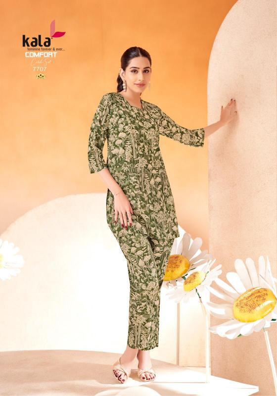 Kala comfort vol-2 - cord set cotton printed kurti manufacturer