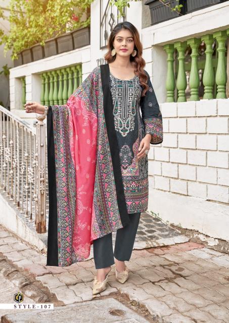 Kevalfab jazmin vol-01 soft cotton karachi wholesale market in mumbai for dress materials