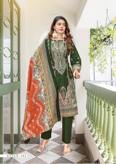 Kevalfab jazmin vol-01 soft cotton karachi wholesale market in mumbai for dress materials