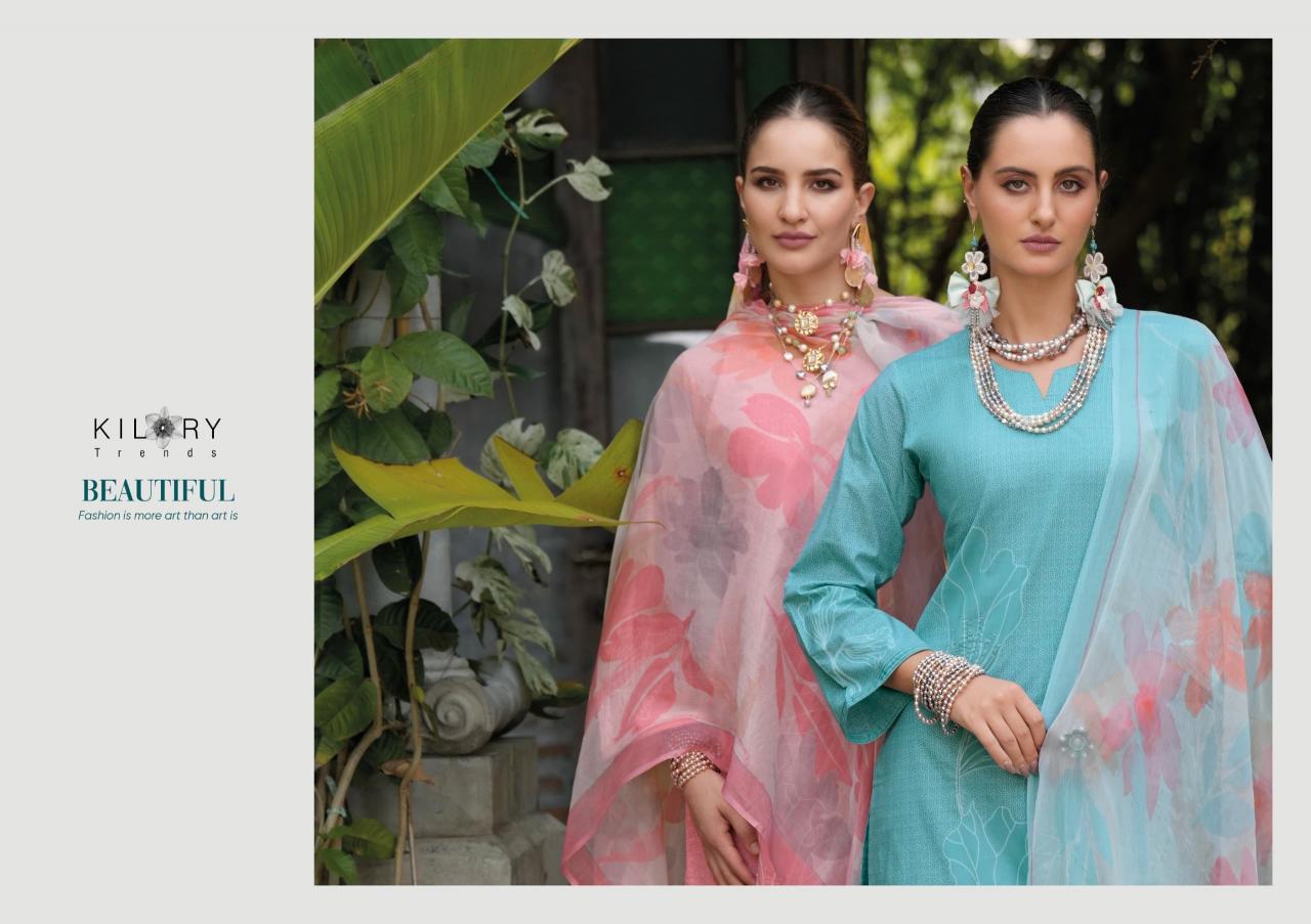 Kilory trends summer mous cotton digital print wholesale market in mumbai for dress materials