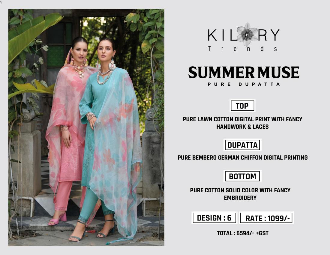 Kilory trends summer mous cotton digital print wholesale market in mumbai for dress materials