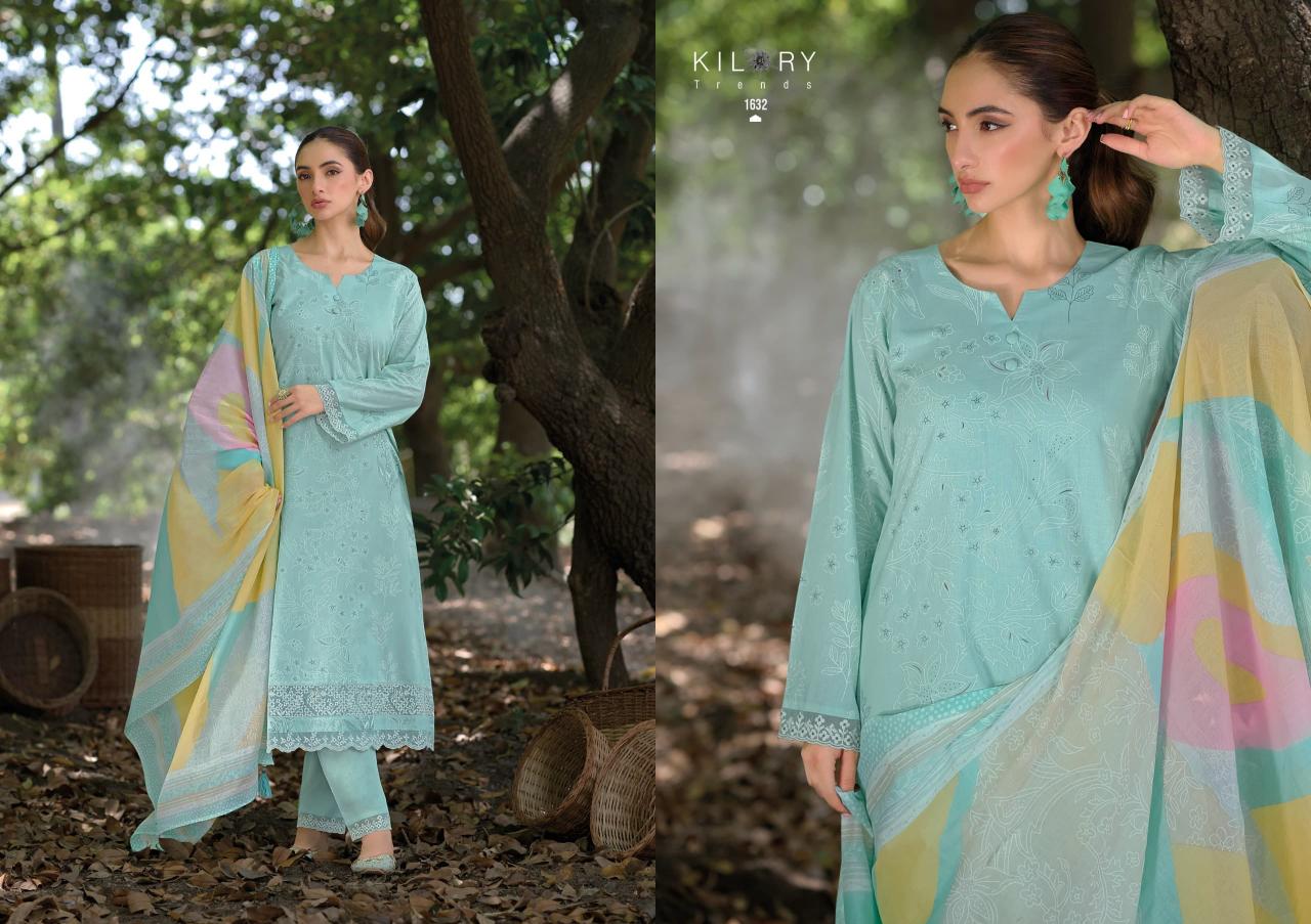 Kilory trends surkhi cotton khadi print wholesale dress material market in ahmedabad