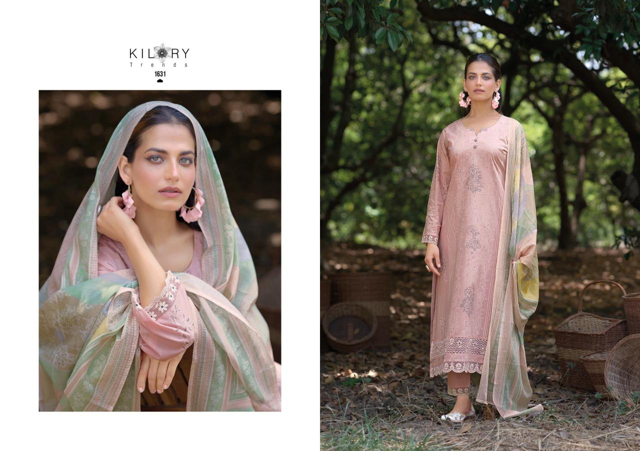 Kilory trends surkhi cotton khadi print wholesale dress material market in ahmedabad