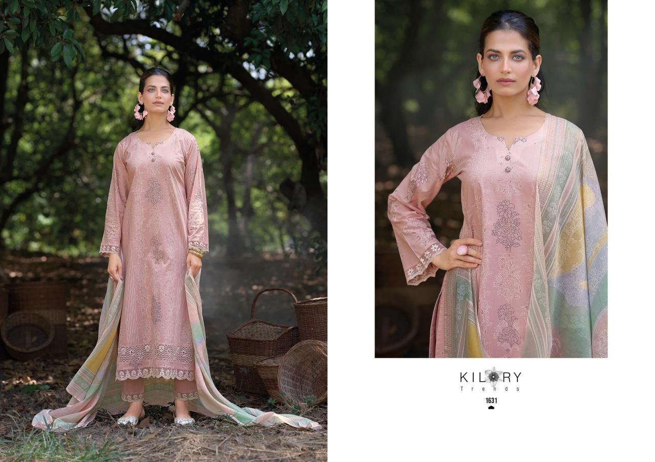 Kilory trends surkhi cotton khadi print wholesale dress material market in ahmedabad