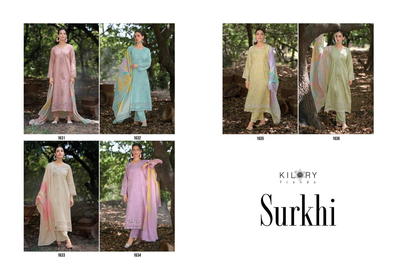 Kilory trends surkhi cotton khadi print wholesale dress material market in ahmedabad