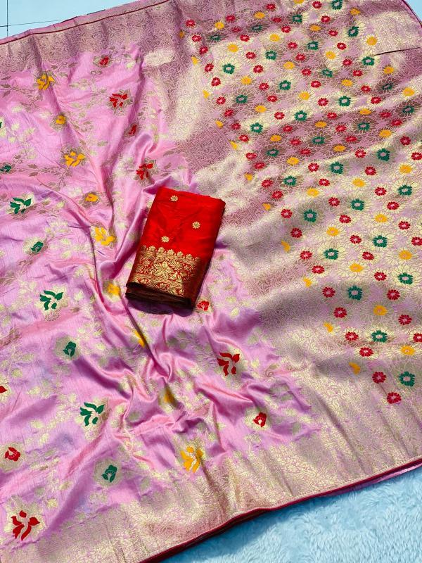 Komal-vol-2 soft banarasi khadi georgette silk sarees wholesale online shopping