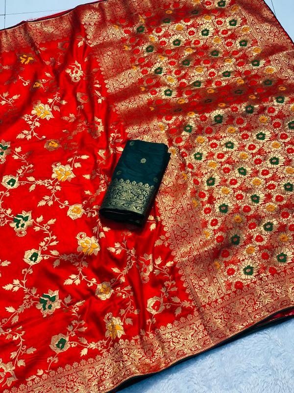 Komal-vol-2 soft banarasi khadi georgette silk sarees wholesale online shopping