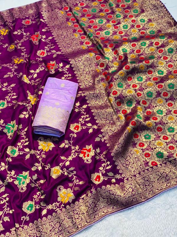 Komal-vol-2 soft banarasi khadi georgette silk sarees wholesale online shopping