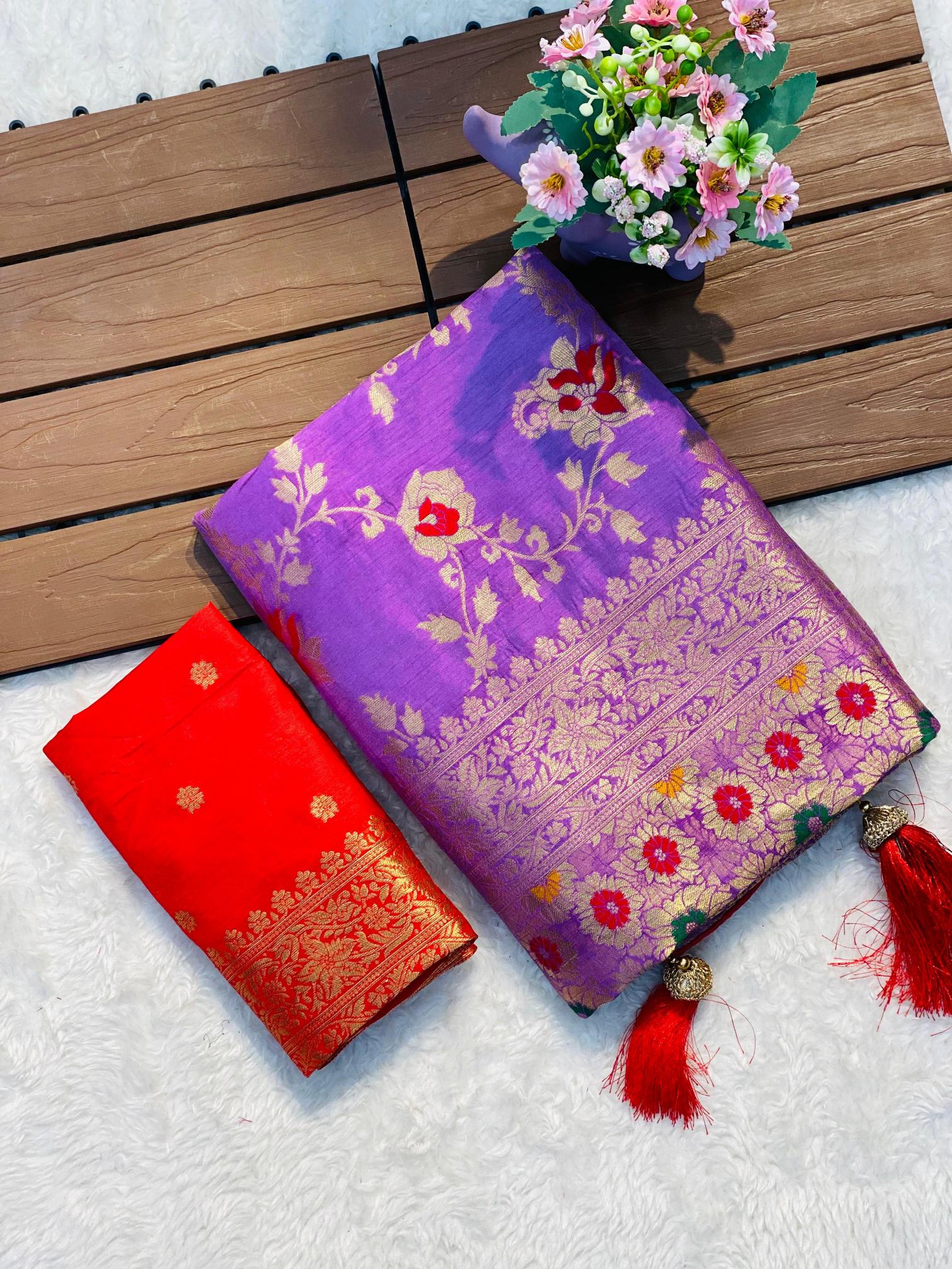 Komal-vol-2 soft banarasi khadi georgette silk sarees wholesale online shopping
