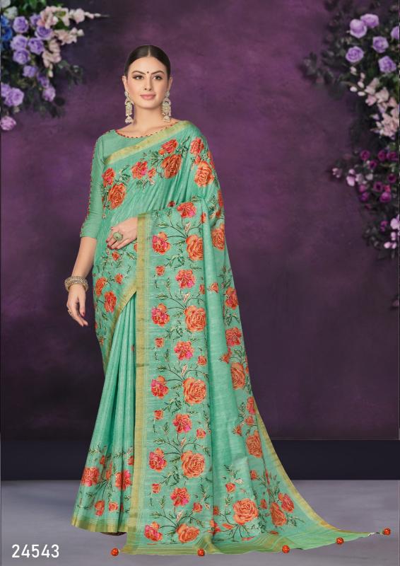 Mahotsav norita 24500-b series tusser silk wholesale saree market in surat