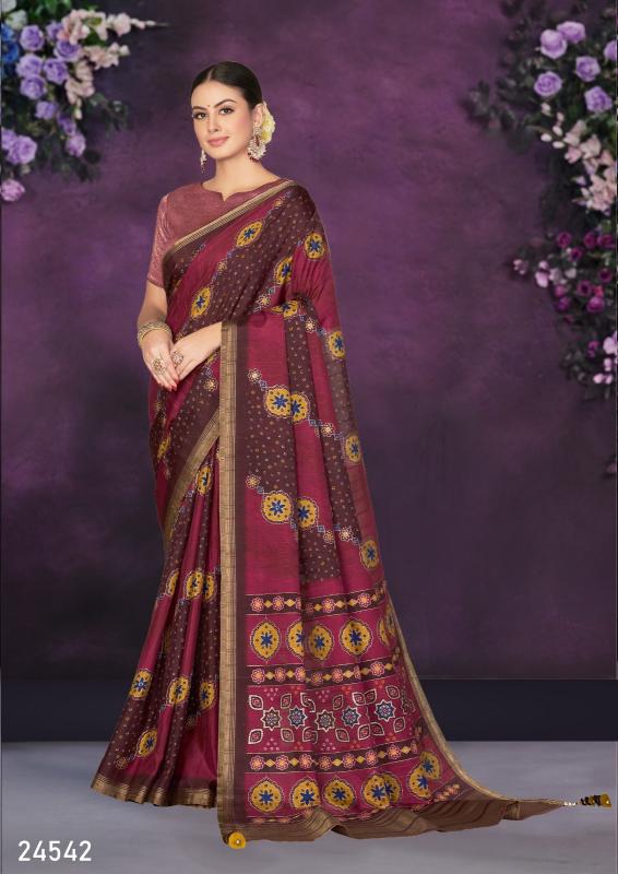 Mahotsav norita 24500-b series tusser silk wholesale saree market in surat