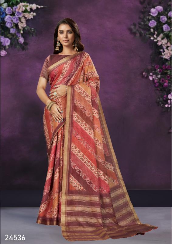 Mahotsav norita 24500-b series tusser silk wholesale saree market in surat