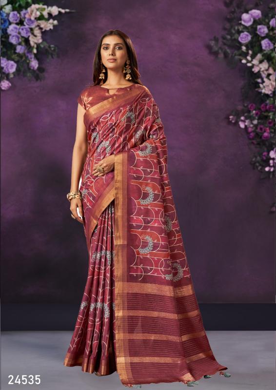 Mahotsav norita 24500-b series tusser silk wholesale saree market in surat