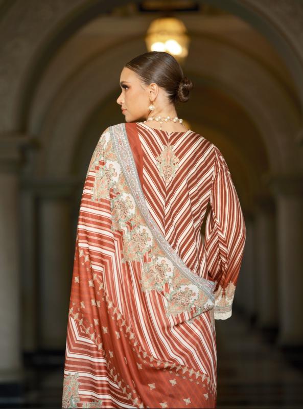 Marrakesh the hermitage shop jam satin digital print unstitched dress material wholesale