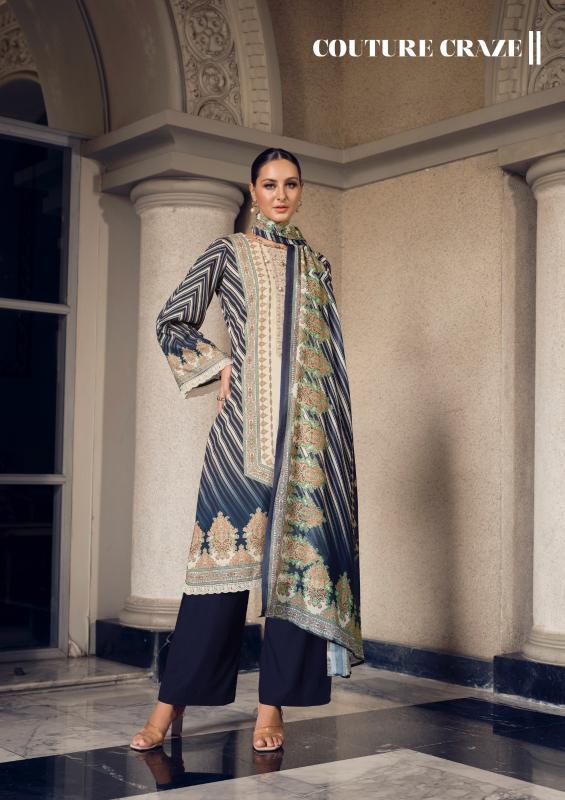 Marrakesh the hermitage shop jam satin digital print unstitched dress material wholesale