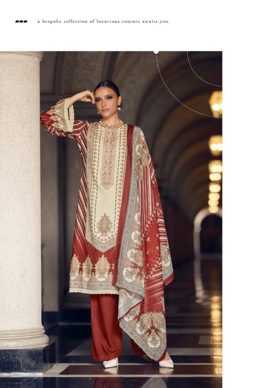 Marrakesh the hermitage shop jam satin digital print unstitched dress material wholesale