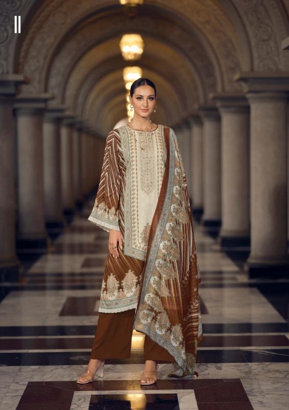 Marrakesh the hermitage shop jam satin digital print unstitched dress material wholesale