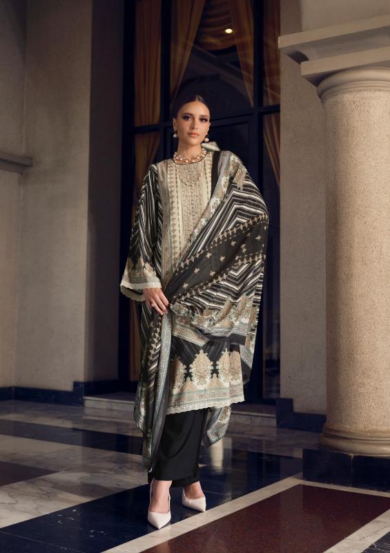 Marrakesh the hermitage shop jam satin digital print unstitched dress material wholesale