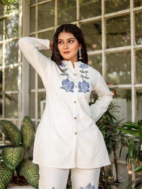 Premium quality cotton flex cord set wholesale kurti manufacturers