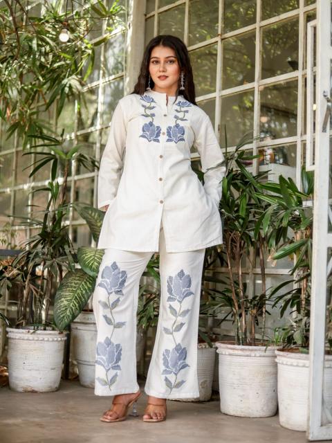 Premium quality cotton flex cord set wholesale kurti manufacturers