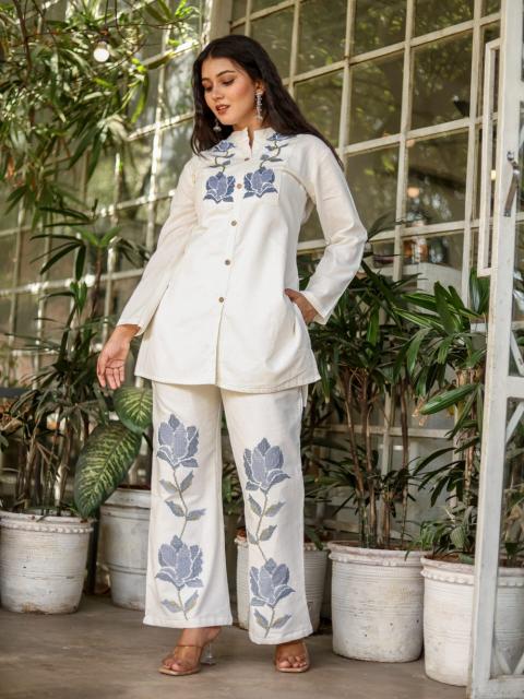 Premium quality cotton flex cord set wholesale kurti manufacturers