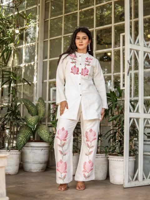 Premium quality cotton flex cord set wholesale kurti manufacturers