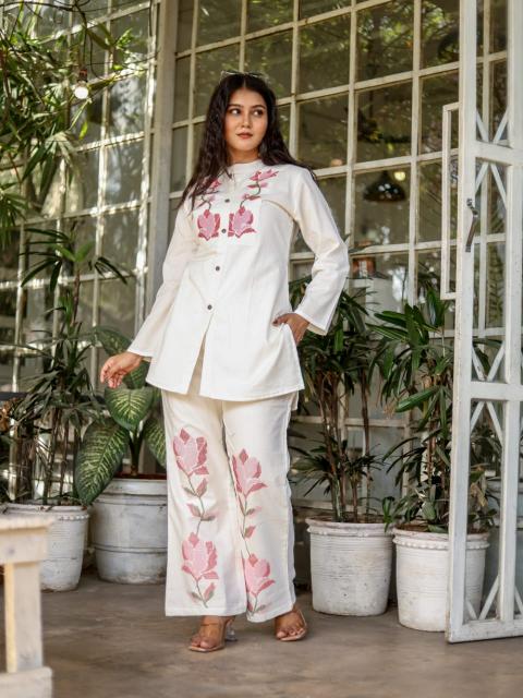 Premium quality cotton flex cord set wholesale kurti manufacturers