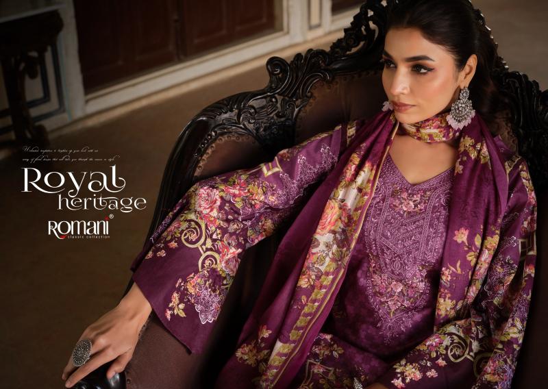 Romani aarzu vol 17 cotton digital print wholesale market in mumbai for dress materials