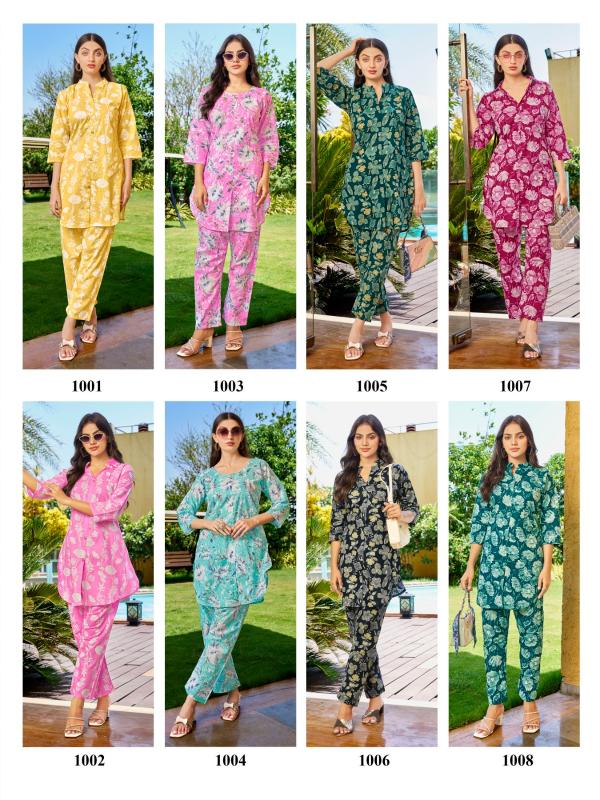 Sankheswer Impex cottan beats vol-2 cottan print coord set branded kurtis manufacturers