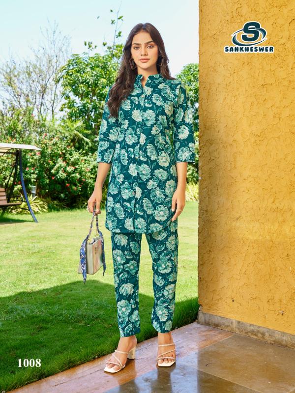 Sankheswer Impex cottan beats vol-2 cottan print coord set branded kurtis manufacturers