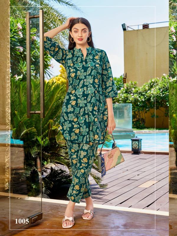 Sankheswer Impex cottan beats vol-2 cottan print coord set branded kurtis manufacturers