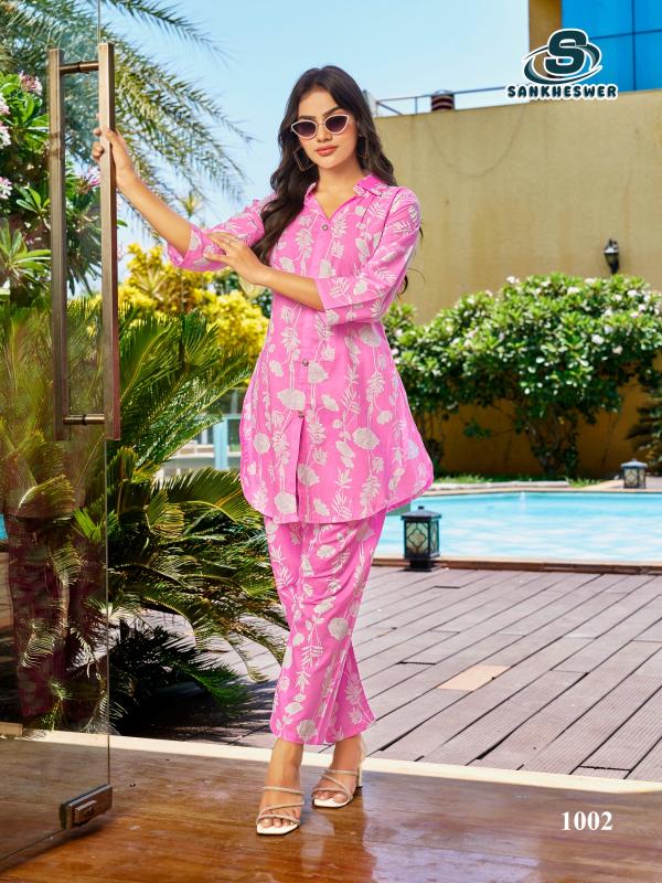 Sankheswer Impex cottan beats vol-2 cottan print coord set branded kurtis manufacturers