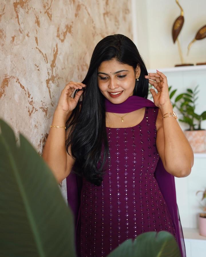 Shree salasar fox gorgette top plazzo dupatta branded kurtis wholesale