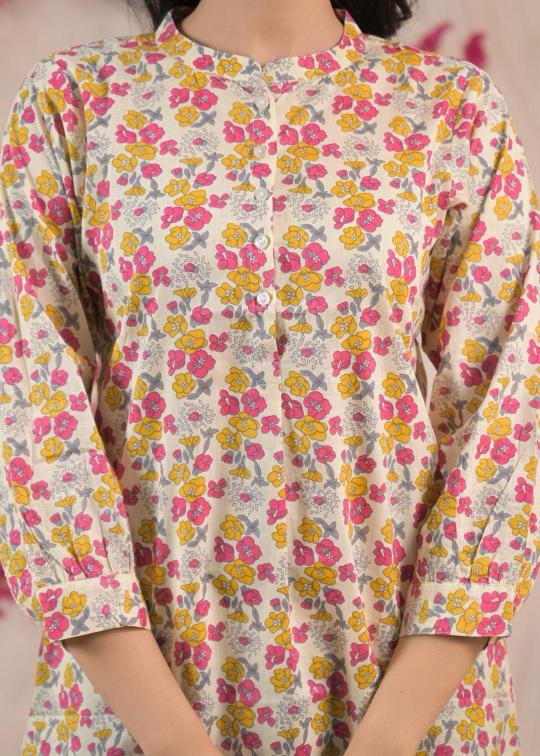 Top tunic cotton short top premium kurti brands