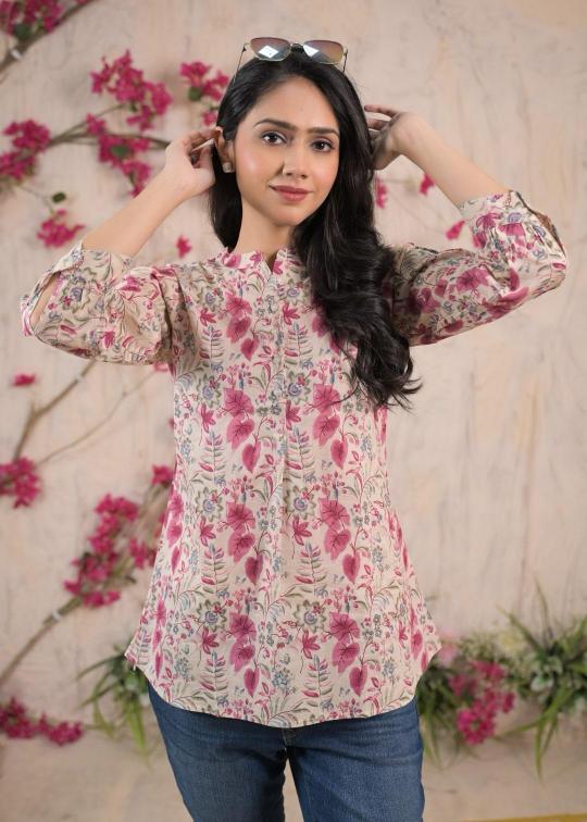 Top tunic cotton short top premium kurti brands
