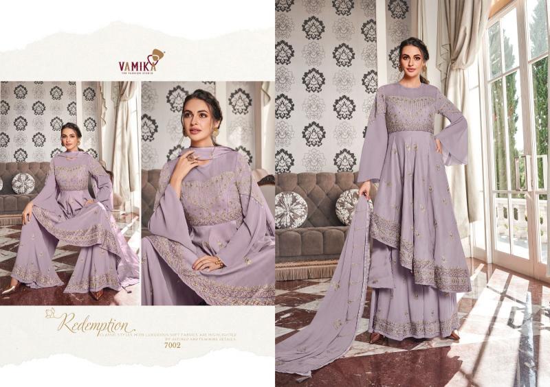 Vamika TM riyaaz nx fox georgette top bottom dupatta branded kurtis wholesale