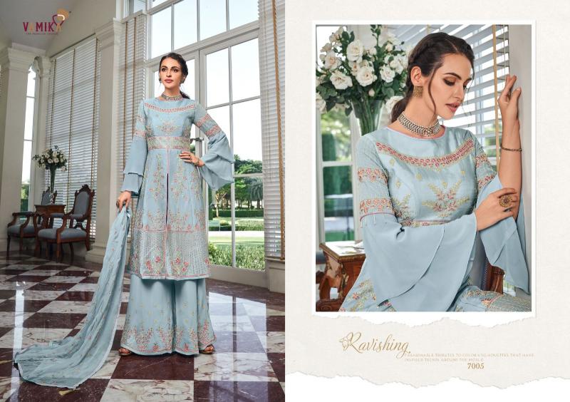 Vamika TM riyaaz nx fox georgette top bottom dupatta branded kurtis wholesale