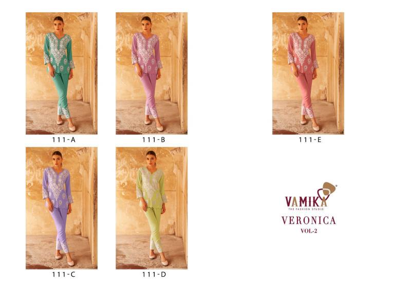 Vamika TM veronica vol 2 heavy rayon coord set premium kurti brands