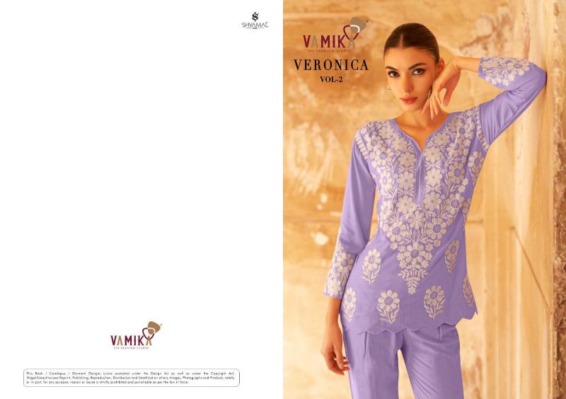 Vamika TM veronica vol 2 heavy rayon coord set premium kurti brands