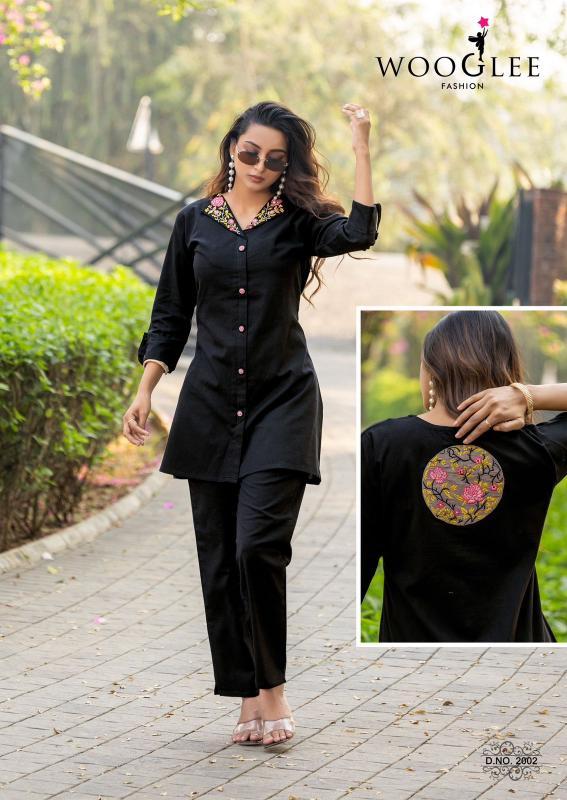 Wooglee zeel cotton flex coord set branded kurti wholesale