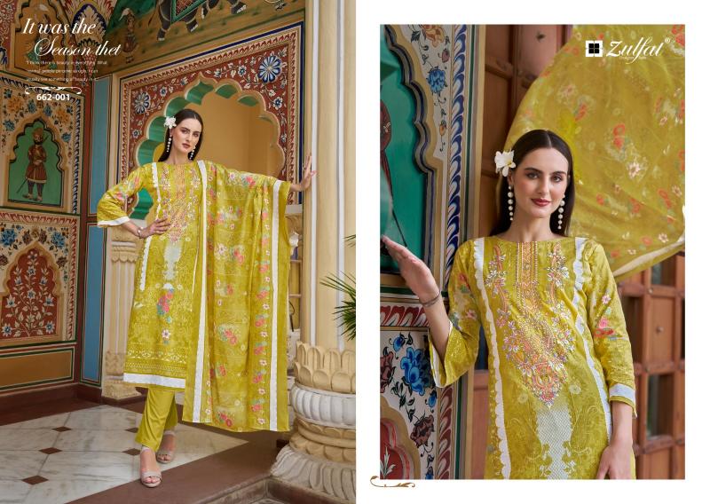 Zulfat designer suits noor vol 3 cotton exclusive print wholesale dress material market in ahmedabad
