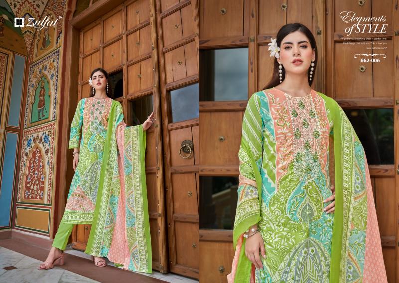 Zulfat designer suits noor vol 3 cotton exclusive print wholesale dress material market in ahmedabad