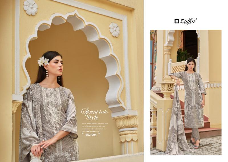 Zulfat designer suits noor vol 3 cotton exclusive print wholesale dress material market in ahmedabad