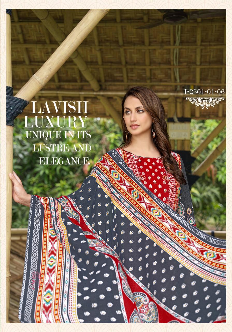 Alok suit sana noor 4 viscose reyon print ladies dress material wholesale market in india