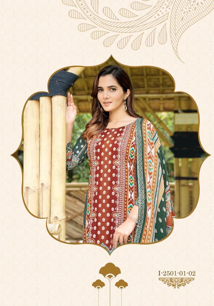 Alok suit sana noor 4 viscose reyon print ladies dress material wholesale market in india