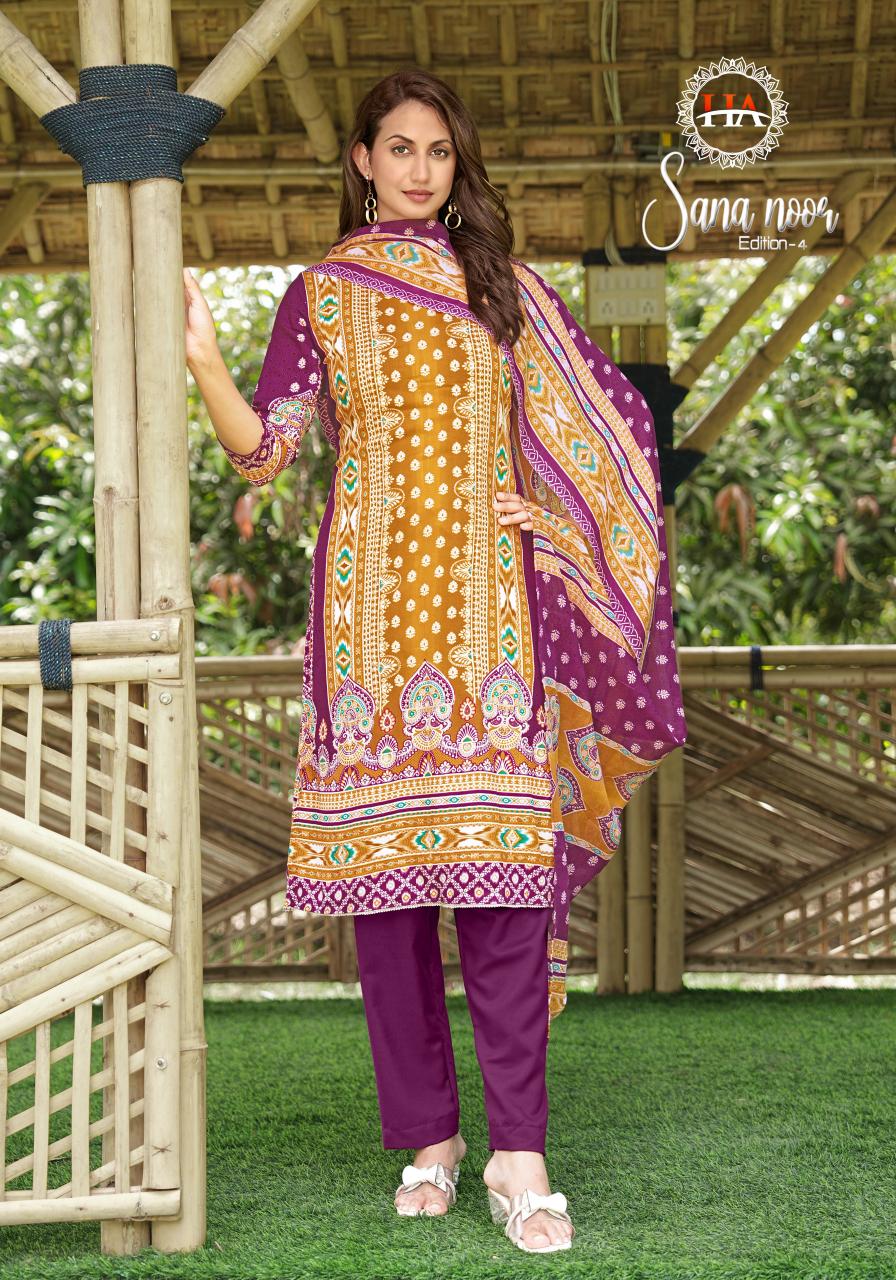 Alok suit sana noor 4 viscose reyon print ladies dress material wholesale market in india