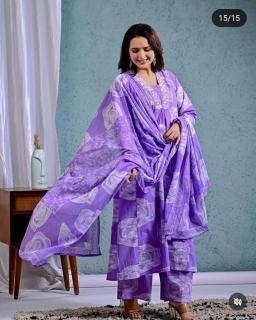 Beautiful printed hand mirror work top plazzo dupatta branded kurtis manufacturers in india